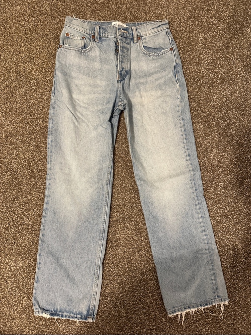 Light Blue Men’s Straight Fit Jeans